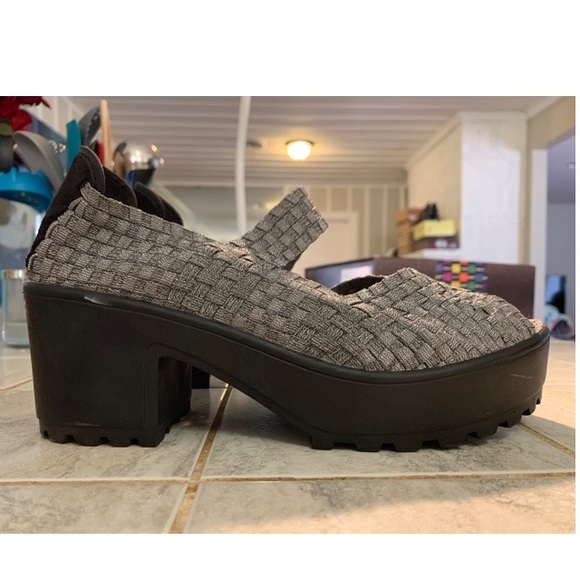 bernie mev. Shoes - Bernie Mev Heels/Pumps PLATFORM PEEP TOE 40 Gray